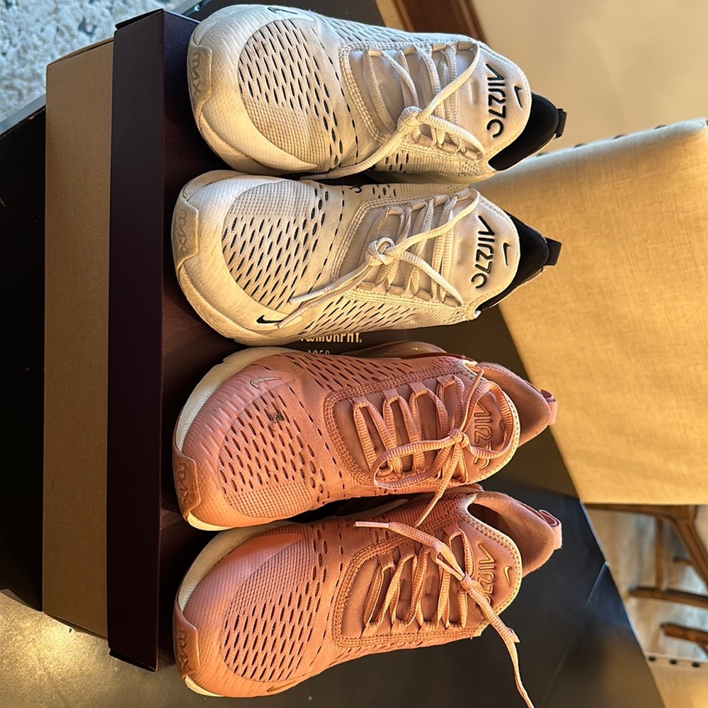 Women’s Nike air 270 (2 pair)
